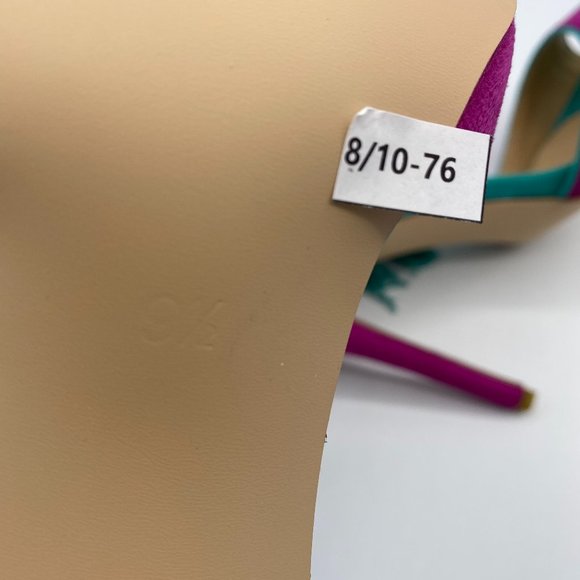 FSJ Women Peep Toe Ankle Strap Heels Sandals Stile - Picture 8 of 9